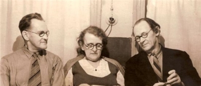 А. В. Нецветаев с сестрой Марией и братом Николаем ( из семейного архива)
