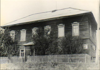 Здание городской управы, где располагалась библиотека, 1856 г.